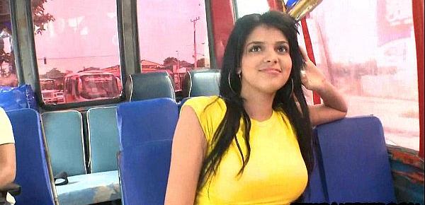  Young latina bitch gets fuck on a bus 14